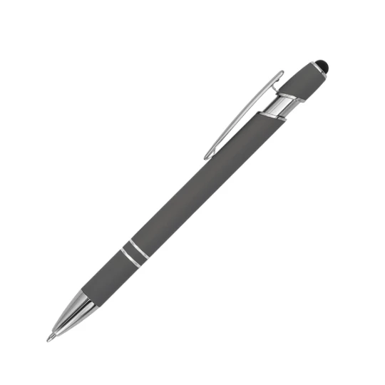 Długopis aluminiowy Softano, szary (R73424.21)