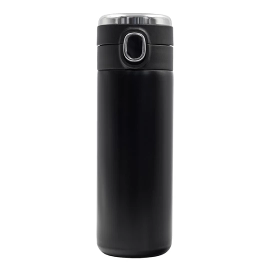 Kubek próżniowy z termometrem Bounce 420ml, czarny (R08438.02)