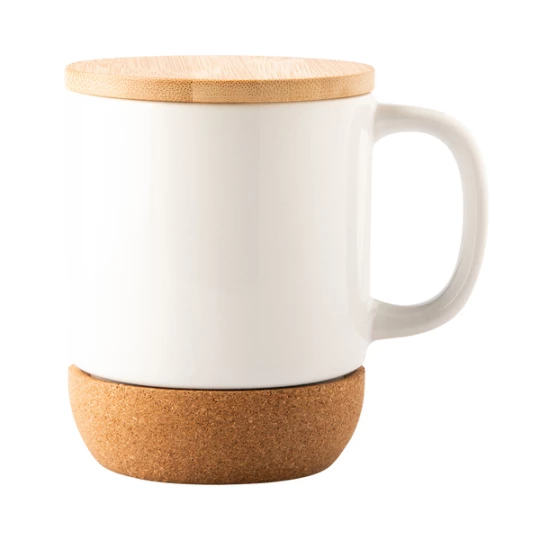 Kubek ceramiczny z powłoką sublimacyjną Giulio, biały (R85317.06)