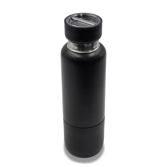 Wielofunkcyjna butelka próżniowa Multina 500ml, czarny (R08437.02)