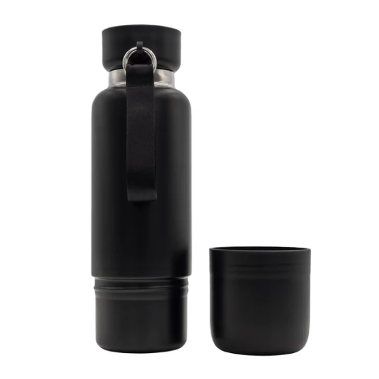 Wielofunkcyjna butelka próżniowa Multina 500ml, czarny (R08437.02)