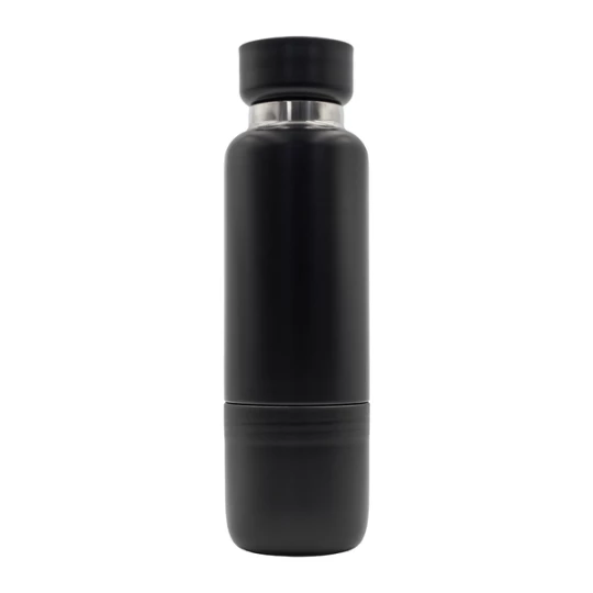 Wielofunkcyjna butelka próżniowa Multina 500ml, czarny (R08437.02)