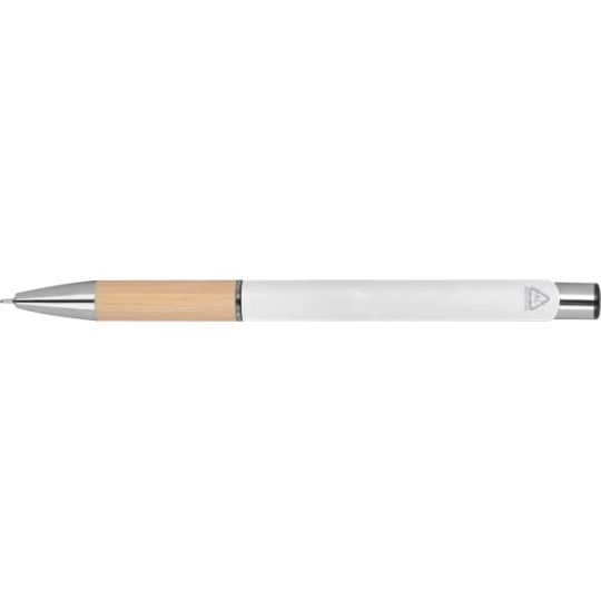 Długopis metalowy półżelowy NAPLES - biały (GE-4333-06)