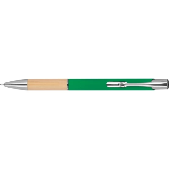 Długopis metalowy półżelowy NAPLES - zielony (GE-4333-09)