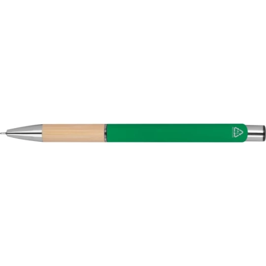Długopis metalowy półżelowy NAPLES - zielony (GE-4333-09)
