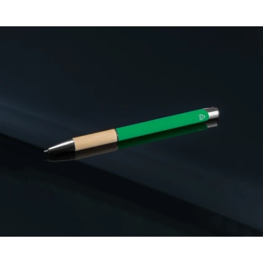 Długopis metalowy półżelowy NAPLES - zielony (GE-4333-09)