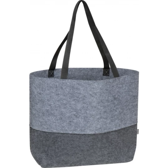 Torba na zakupy z filcu RPET SAN MATEO - szary (GE-4355-07)