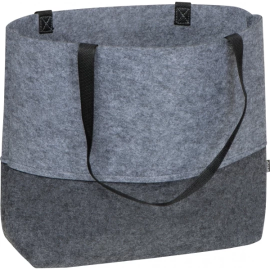 Torba na zakupy z filcu RPET SAN MATEO - szary (GE-4355-07)