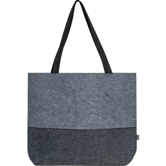 Torba na zakupy z filcu RPET SAN MATEO - szary (GE-4355-07)