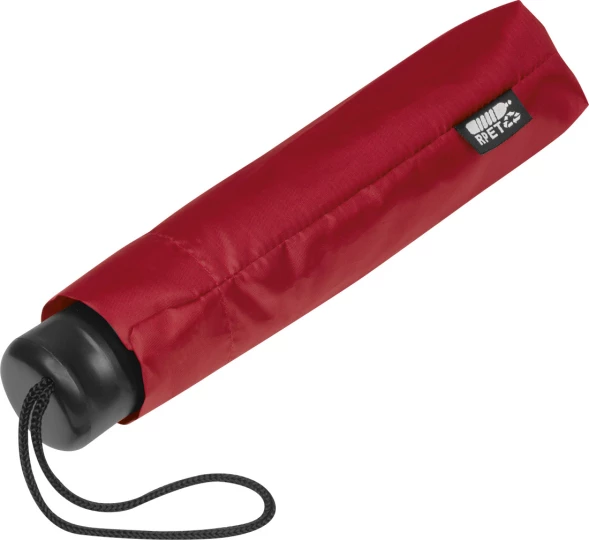 Parasol manualny RPET NORTHAMPTON - czerwony (GE-4336-05)