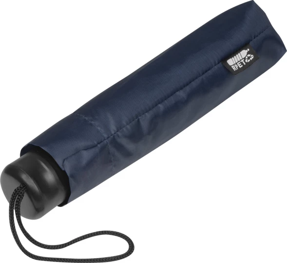 Parasol manualny RPET NORTHAMPTON - granatowy (GE-4336-44)