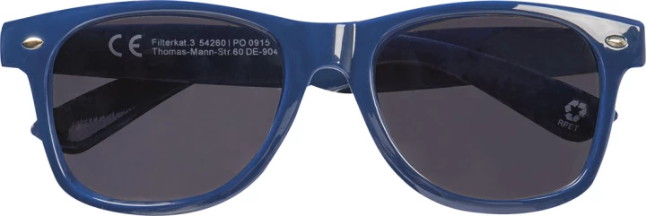 Okulary przeciwsłoneczne RPET ILLINOIS - granatowy (GE-4260-44)