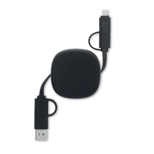 Zwijany kabel ładujący o mocy 60 W - LINEA (MO2425-03)