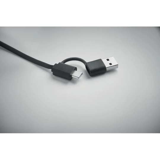 Zwijany kabel ładujący o mocy 60 W - LINEA (MO2425-03)