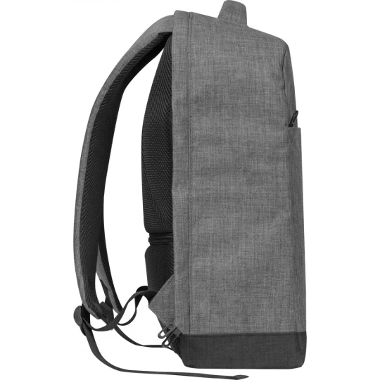 Plecak z USB - ciemnoszary - (GM-63589-77)