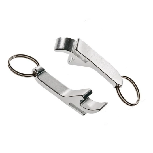 Aluminiowy brelok - otwieracz, srebrny (R73720.01)