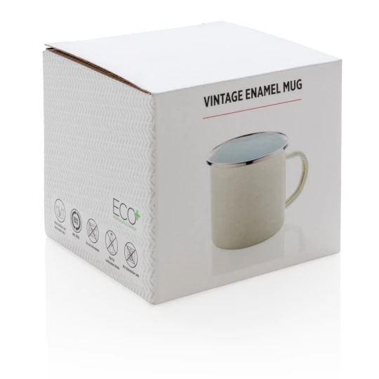 Emaliowany kubek 350 ml w stylu vintage (P432.353)