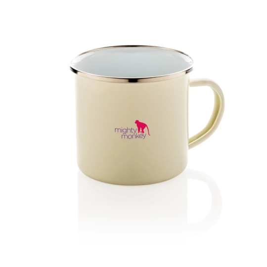 Emaliowany kubek 350 ml w stylu vintage (P432.353)