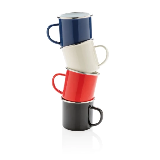 Emaliowany kubek 350 ml w stylu vintage (P432.353)