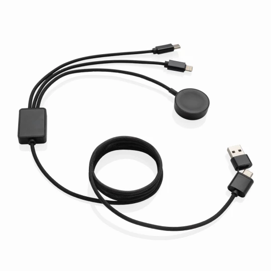 Kabel do ładowania 6 w 1 Terra, bezprzewodowa ładowarka do zegarka (P302.5902)