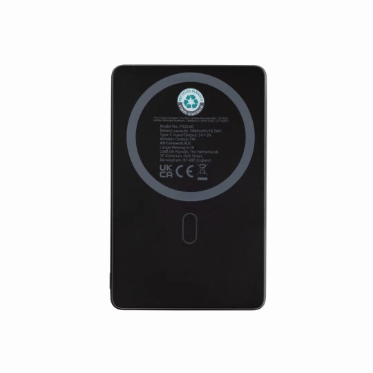 Power bank 5000 mAh, ładowarka bezprzewodowa 5W Orion (P322.6001)