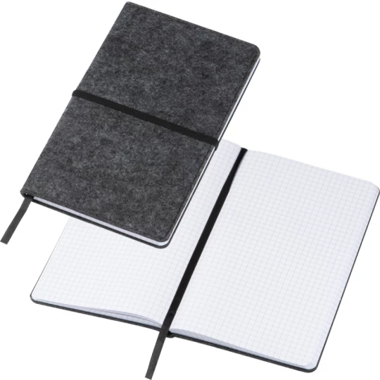 Notes A5 filcowy - szary - (GM-21357-07)