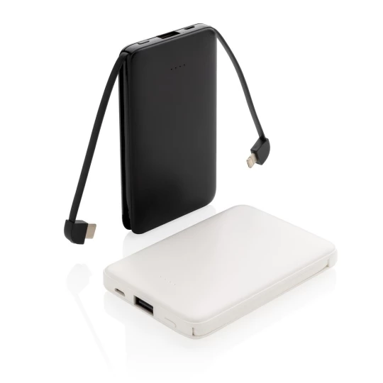 Power bank 5000 mAh, zintegrowany kabel 3 w 1 (P322.083)