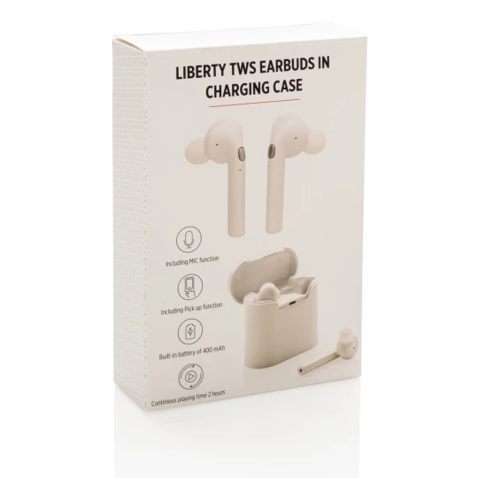 Bezprzewodowe słuchawki douszne Liberty (P329.013)