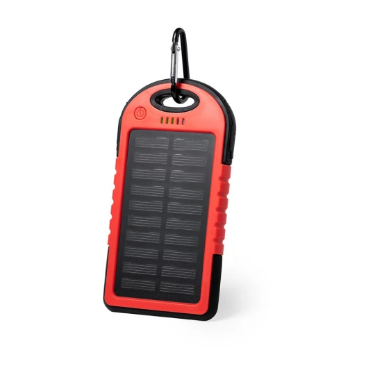 Wodoodporny power bank 4000 mAh, ładowarka słoneczna (V0354-05)