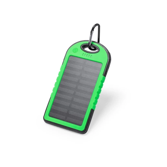 Wodoodporny power bank 4000 mAh, ładowarka słoneczna (V0354-06)