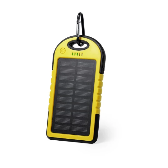 Wodoodporny power bank 4000 mAh, ładowarka słoneczna (V0354-08)