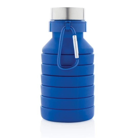 Składana butelka sportowa 550 ml z karabińczykiem (P432.625)