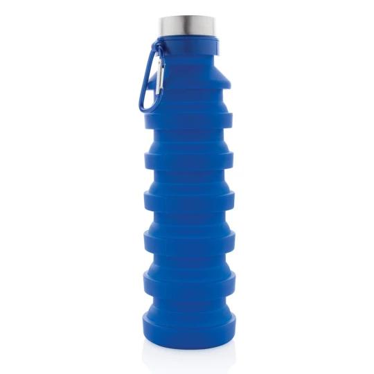 Składana butelka sportowa 550 ml z karabińczykiem (P432.625)