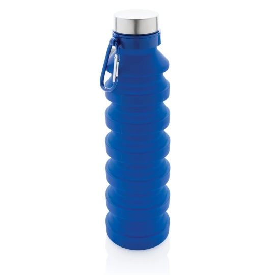 Składana butelka sportowa 550 ml z karabińczykiem (P432.625)