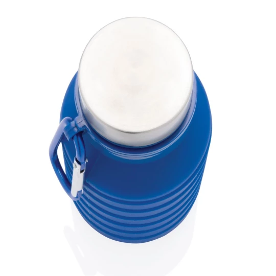 Składana butelka sportowa 550 ml z karabińczykiem (P432.625)