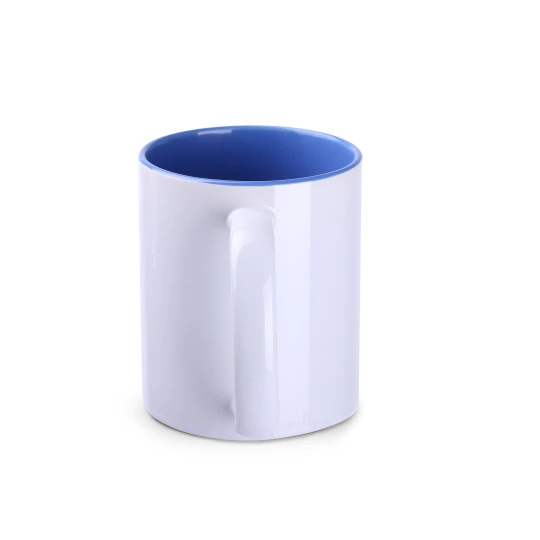 Kubek Tomek Art 300ml biały/refex blue (M062)