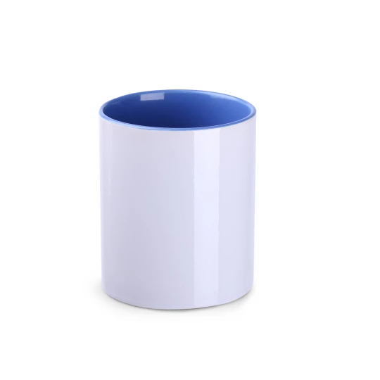 Kubek Tomek Art 300ml biały/refex blue (M062)