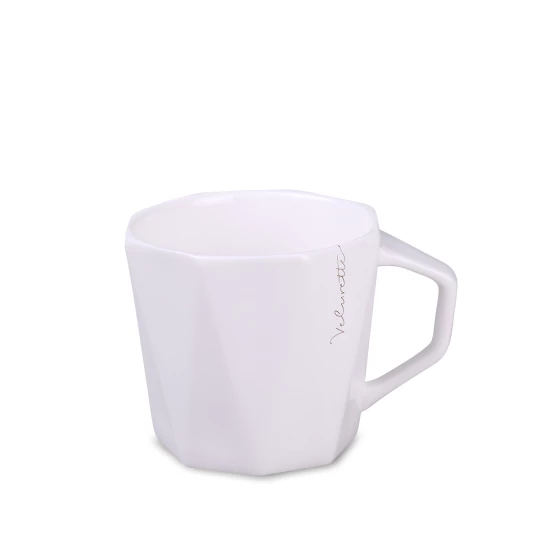 Kubek Tiara 250ml biały/biały (M557)