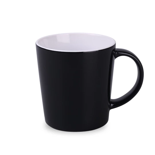 Kubek Berg 380ml czarny/biały (M547)
