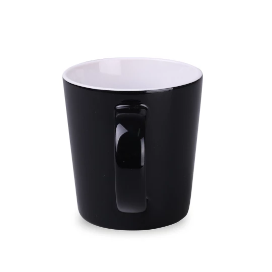 Kubek Berg 380ml czarny/biały (M547)