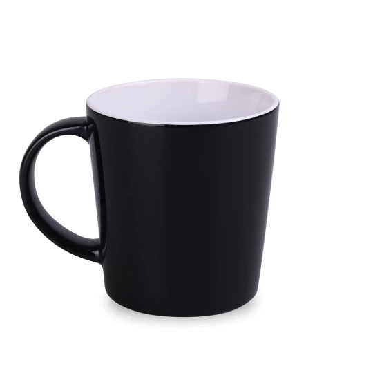 Kubek Berg 380ml czarny/biały (M547)