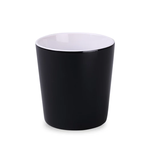 Kubek Berg 380ml czarny/biały (M547)