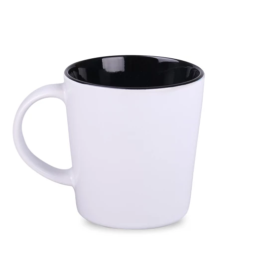 Kubek Berg Duo 380ml biały/czarny (M549)