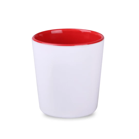 Kubek Berg Duo 380ml biały/czerwony (M549)