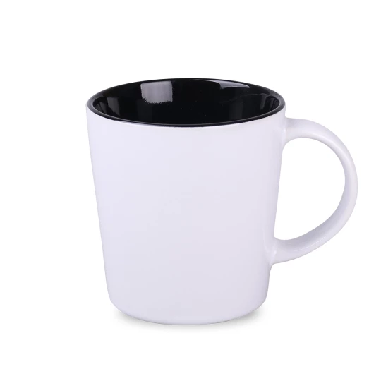 Kubek Berg Art 380ml biały/czarny (M548)
