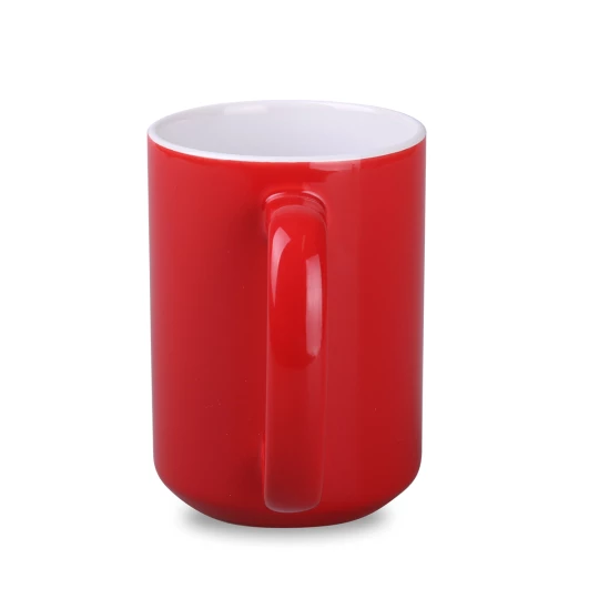 Kubek Nevada 450ml czerwony/biały (M552)