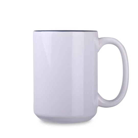 Kubek Nevada Duo 450ml biały/granatowy (M553)