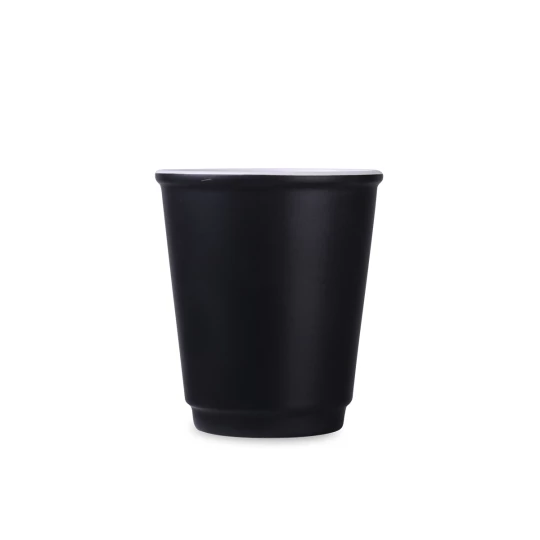 Kubek Optimo 200ml czarny/biały (M555)
