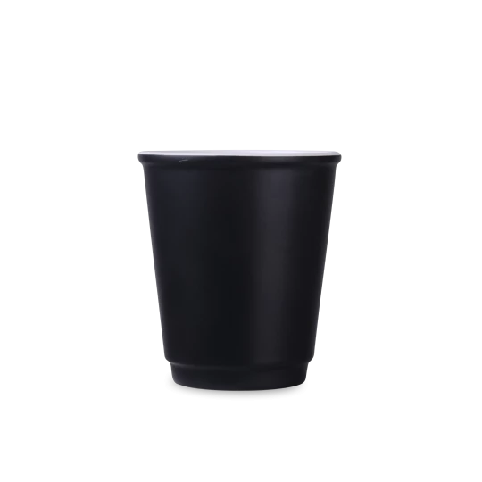Kubek Optimo 200ml czarny/biały (M555)