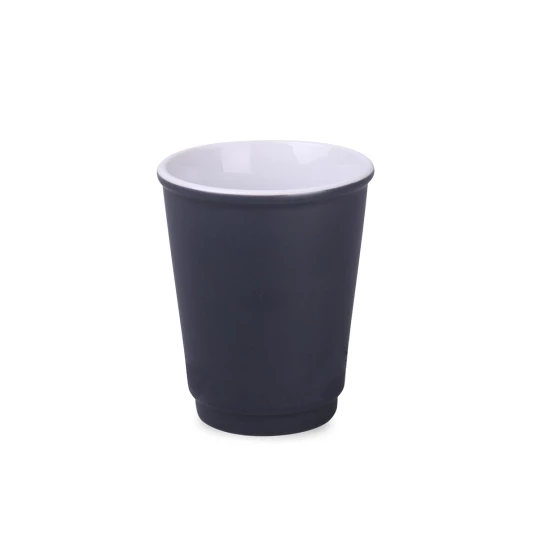 Kubek Optimo 200ml grafitowy/biały (M555)